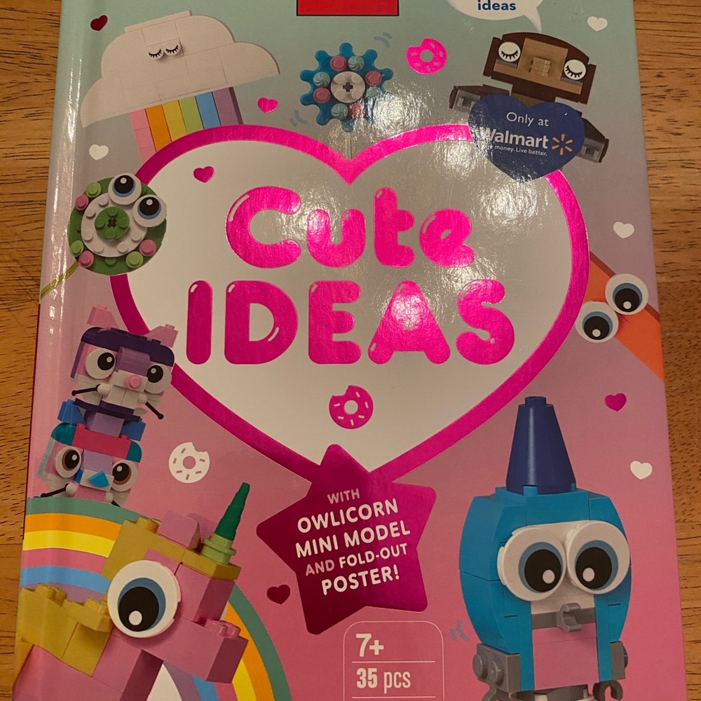Lego cute ideas book w/ 35 pc legos book NEW nice
